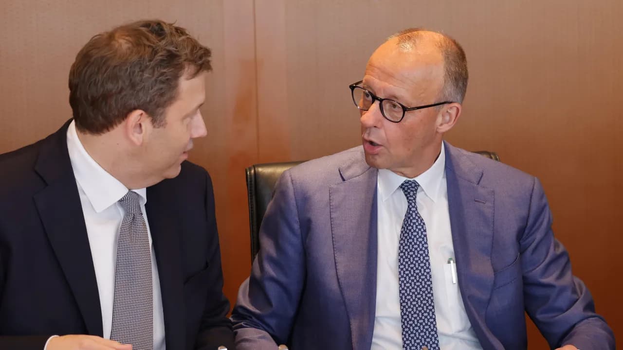 Merz und Klingbeil als